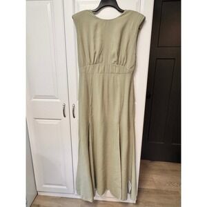 NWT ASOS DESIGN Womens Sage Green Maxi Dress Sleeveless US‎ 10 Casual